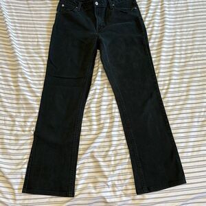 Gap Jeans Black, Strech. no longer bootcut waist: 30, inseam: 27 inches